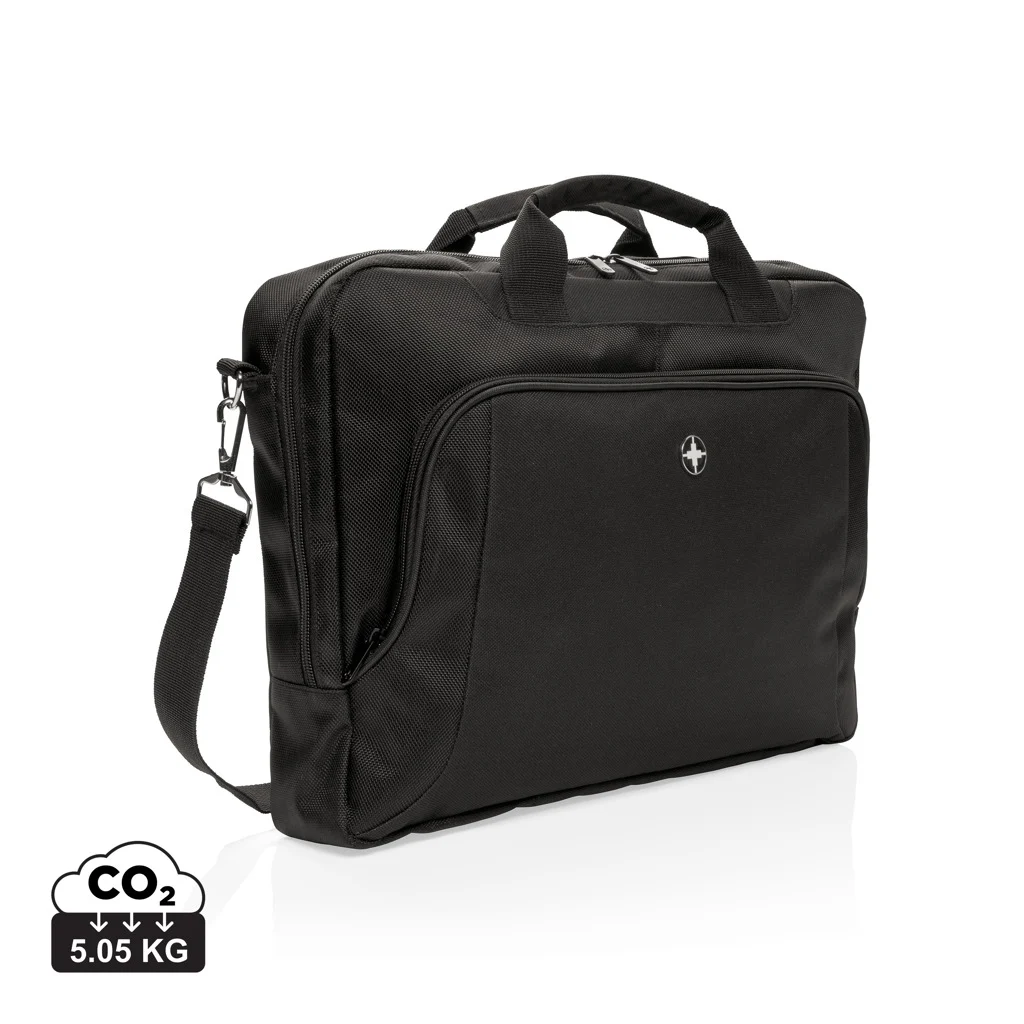 Deluxe 15” laptop tas PVC-vrij zwart