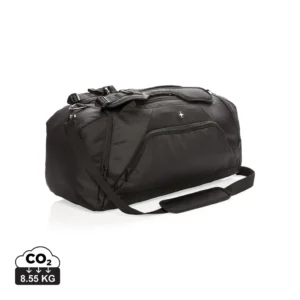 Swiss Peak RFID sporttas & rugzak PVC-vrij zwart