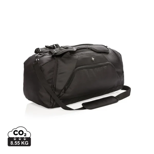 Swiss Peak RFID sporttas & rugzak PVC-vrij zwart