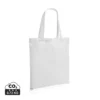Impact AWARE™ gerecycled katoenen draagtas 145gsm wit
