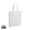 Impact AWARE™ gerecycled katoenen draagtas met bodem 145gsm wit