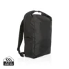Impact AWARE™ RPET lichtgewicht rolltop rugzak zwart