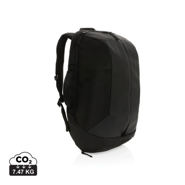 Swiss Peak AWARE™ RPET 15.6" werk/fitness rugzak zwart