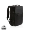 Swiss Peak AWARE™ RPET 15.6" uitbreidbare weekendrugzak zwart