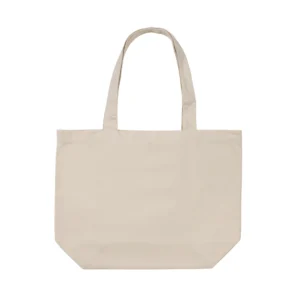 Impact Aware™ re-canvas shopper met vakje 240gsm ongeverfd