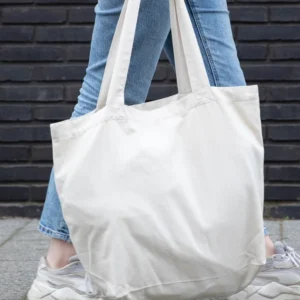 Impact Aware™ re-canvas shopper met vakje 240gsm ongeverfd