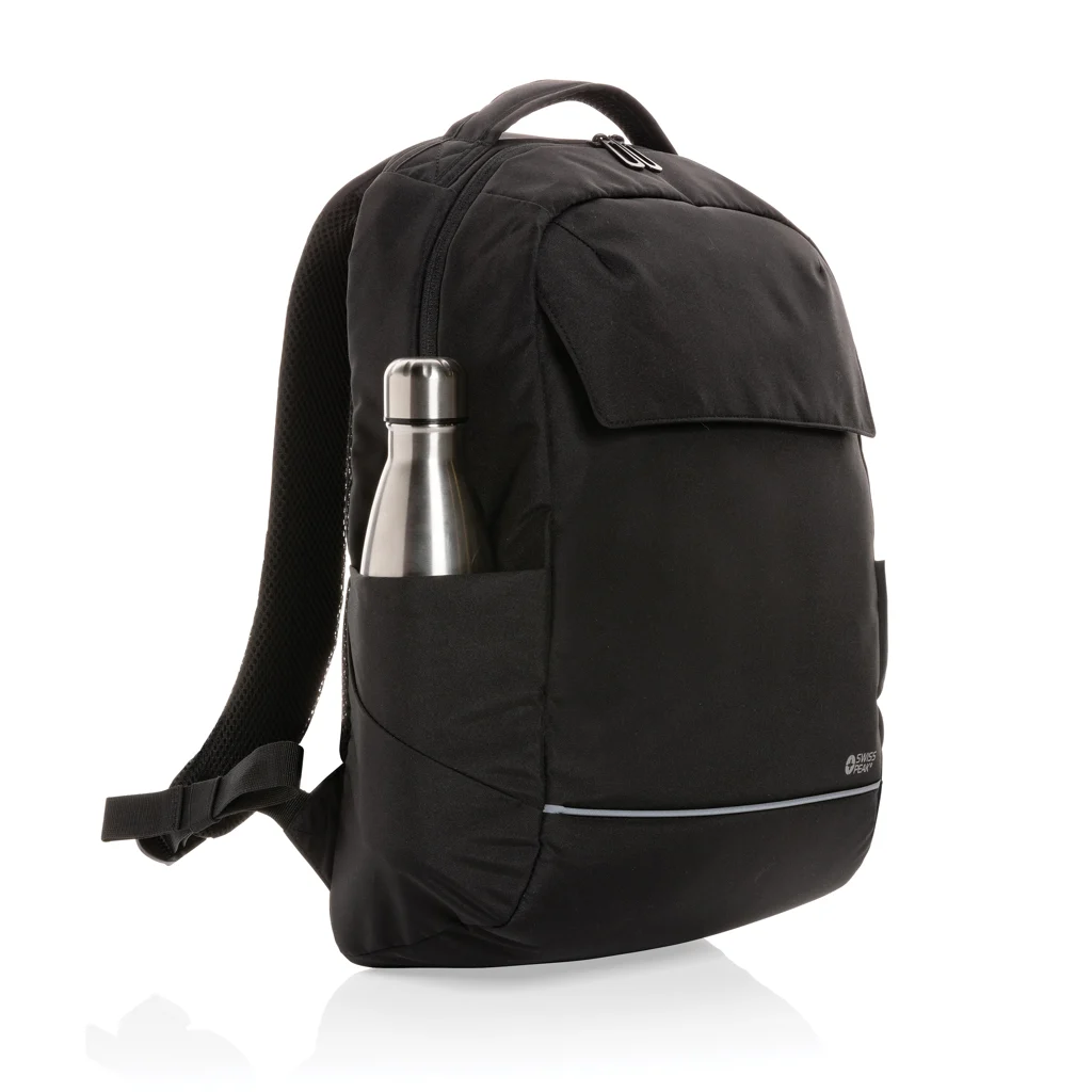 Swiss Peak Brooke AWARE™ RPET daily 15.6" laptop rugzak