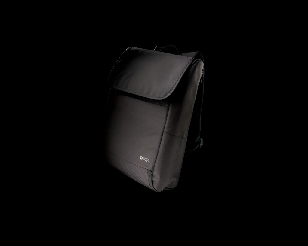 Swiss Peak Fern AWARE™ RPET allover zip 15" laptop rugzak