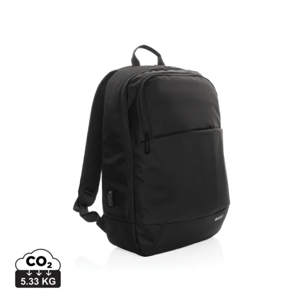 Swiss Peak AWARE™ moderne 15,6" laptoprugzak zwart
