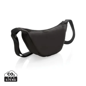 Crescent AWARE™ RPET halve maan sling bag zwart