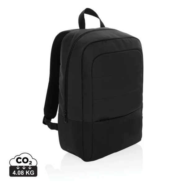 Armond AWARE™ RPET 15.6" standaard laptoprugzak zwart