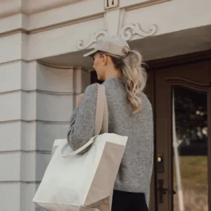 BEAU AWARE™ 400gsm recycled canvas all-round shopper