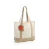 SHOP LOCAL AWARE™ recycled cotton 350gsm Tote bag gebroken wit