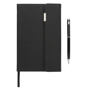 Swiss Peak deluxe A5 notitieboek en pen set