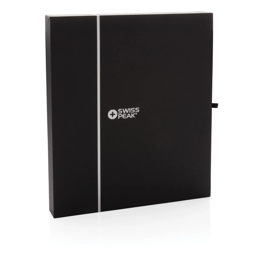 Swiss Peak deluxe A5 notitieboek en pen set