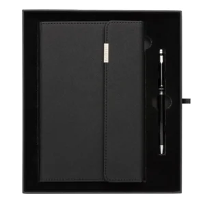 Swiss Peak deluxe A5 notitieboek en pen set