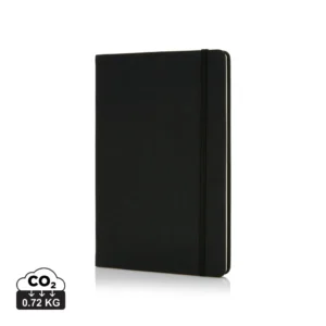 Deluxe hardcover PU A5 notitieboek zwart