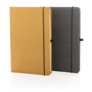 GRS Gerecycled lederen hardcover notitieboek A5