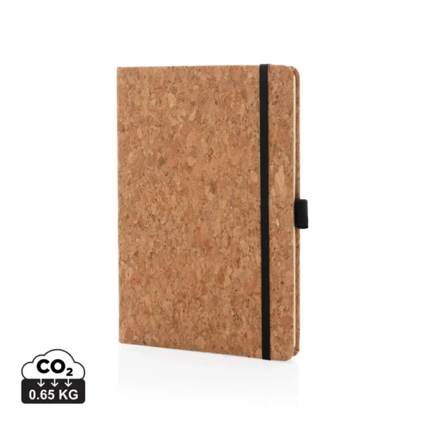 Kurk hardcover notitieboek A5 bruin