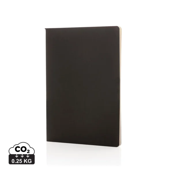 A5 standard softcover notitieboek zwart