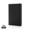 Craftstone A5 gerecycled kraft- en steenpapier notitieboek zwart