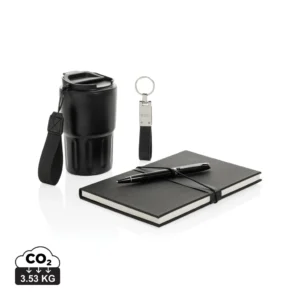 Swiss Peak RCS deluxe business gift set m/ koffie mok zwart