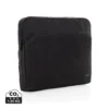 Swiss Peak Aware™ RPET Essential 15,6 inch laptopsleeve zwart