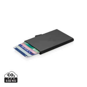 C-Secure aluminium RFID kaarthouder zwart