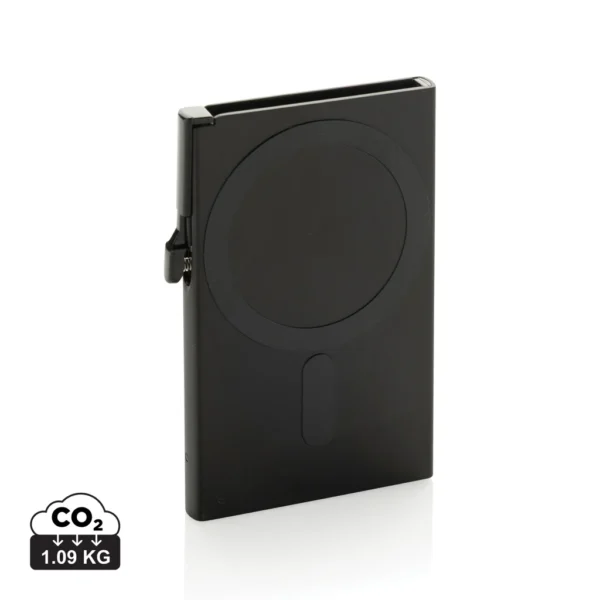 Standard aluminium RFID magnetic telefoon kaarthouder zwart