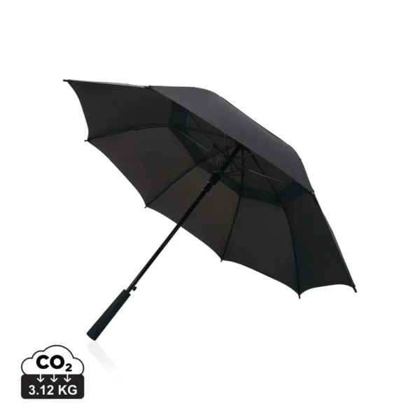 Swiss peak AWARE™ Tornado 23” stormparaplu zwart