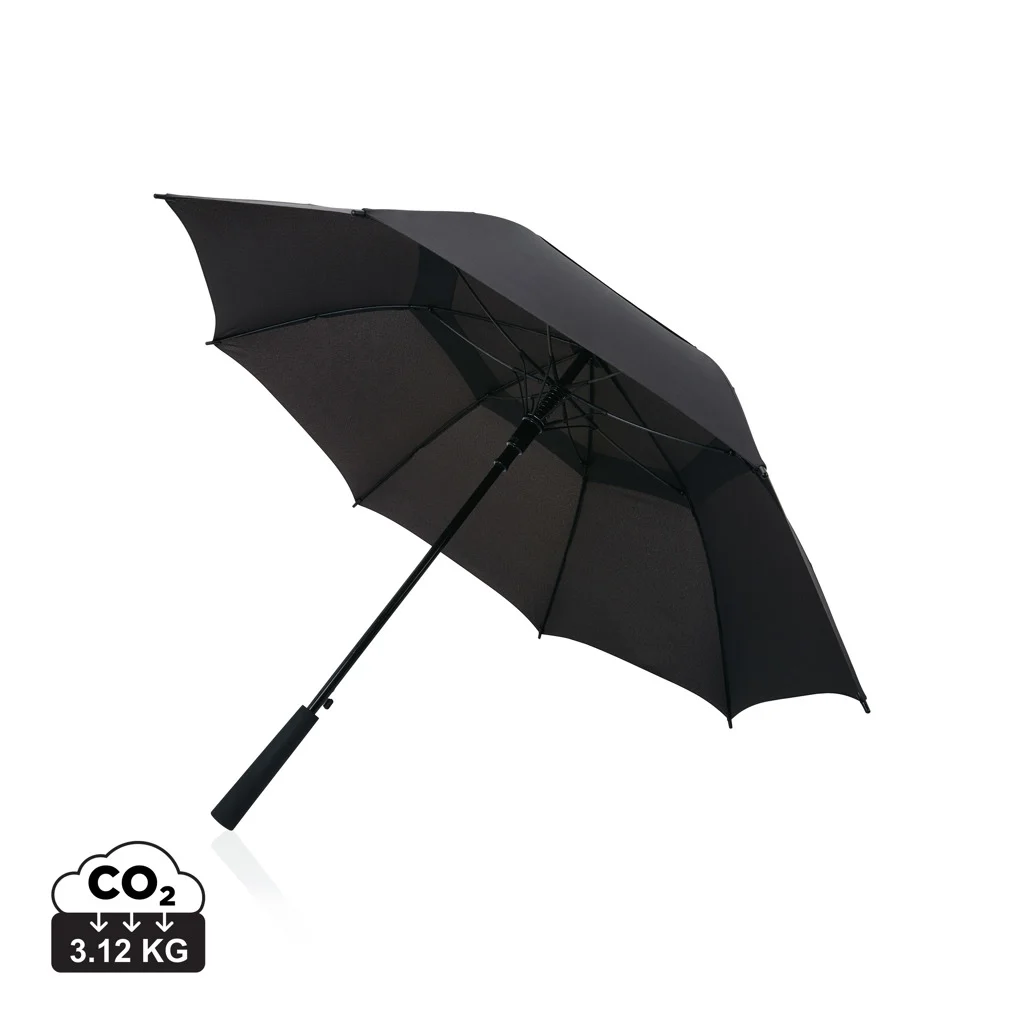 Swiss peak AWARE™ Tornado 23” stormparaplu zwart