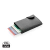 C-Secure aluminium RFID kaarthouder & portemonnee zwart, zilver