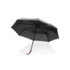 20.5" Impact AWARE™ RPET 190T pongee bamboe miniparaplu