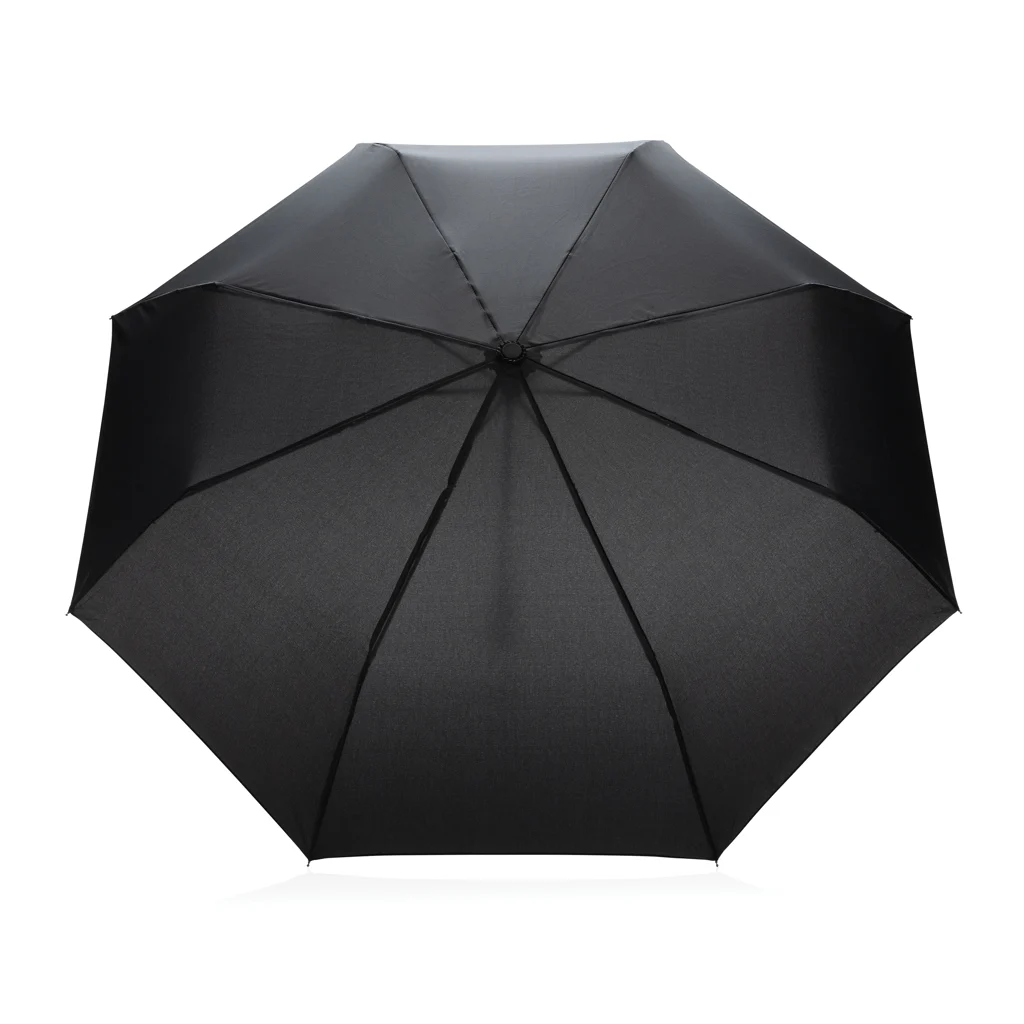 20.5" Impact AWARE™ RPET 190T pongee bamboe miniparaplu