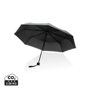20.5" Impact AWARE™ RPET 190T mini paraplu zwart