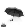 21" Impact AWARE™ RPET 190T auto open/dicht paraplu zwart