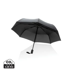 21" Impact AWARE™ RPET 190T auto open/dicht paraplu zwart