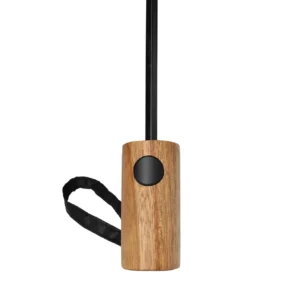 Kaycey 21" AWARE™ RPET Acaciahouten mini auto open paraplu
