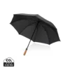 Tony Aware™ RPET 30 inch acacia auto open paraplu zwart