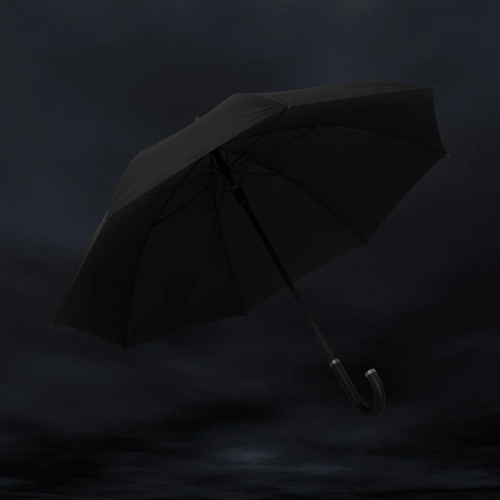 Swiss Peak Vero Aware™ RPET 25” umbrella met luxe handvat