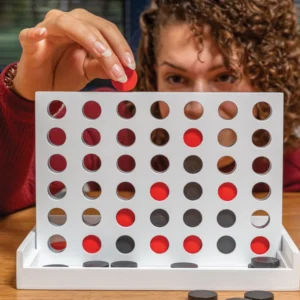 Connect houten vier-op-een-rij spel