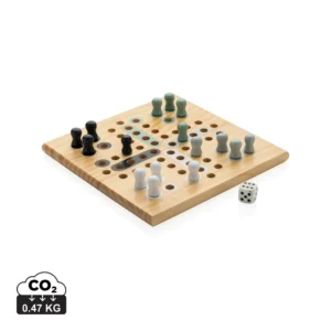 Claire houten mens erger je niet-spel bruin