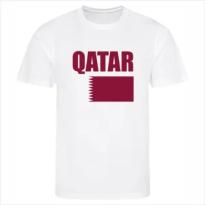 T-shirt WK Qatar Kinder - Vlag Qatar