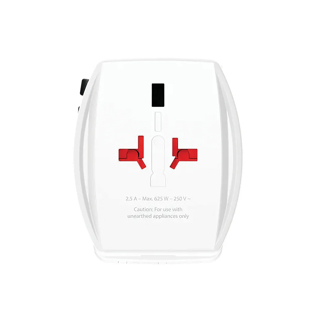 SKROSS MUV Wereldreisadapter 65W PD met USB C-kabel