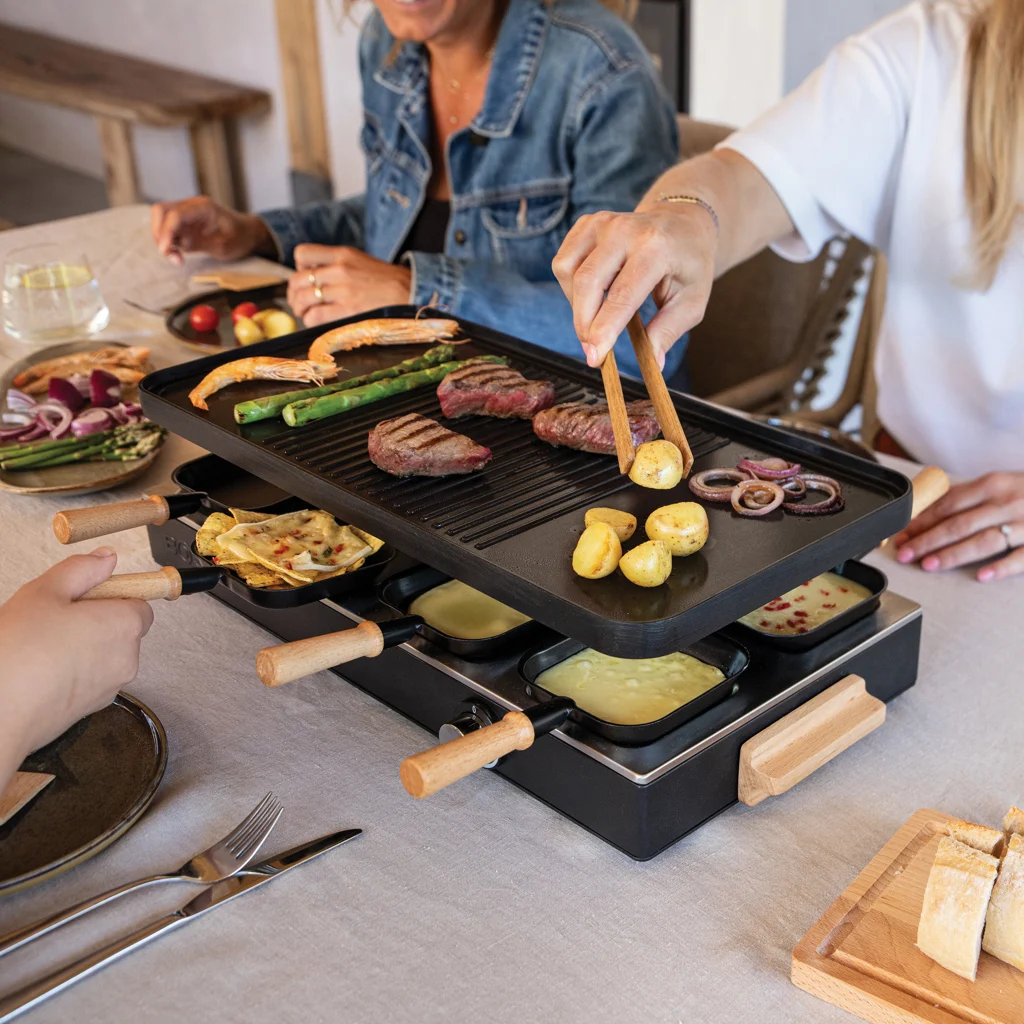 BOSKA Raclette Gourmet Party, 8 Personen (EU Type F)