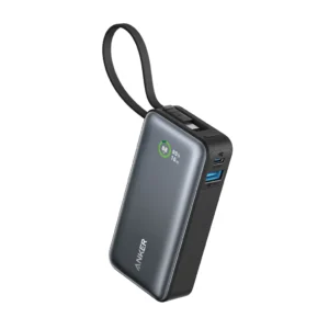 Anker Nano Powerbank 30 W, met ingebouwde USB-C-kabel