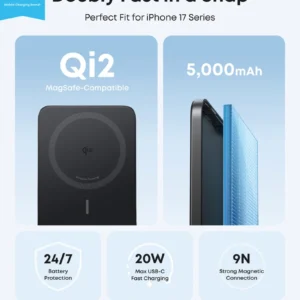 Anker Nano Wireless Power Bank 5K 15W MagGo slim Qi 2.0