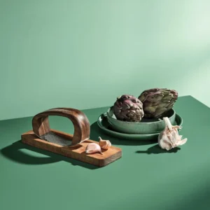 AdHoc RoccaAlio Knoflookpers met snijplank