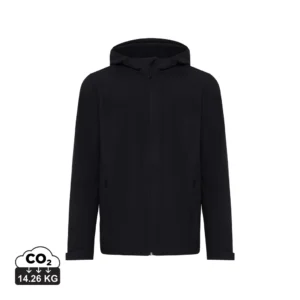 IQONIQ Makalu gerecycled polyester softshell jas zwart