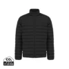 IQONIQ Maiko heren gerecycled polyester jas met voering zwart